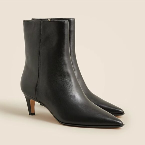 J. Crew New Stevie ankle boots in Black Leather - Picture 1 of 6
